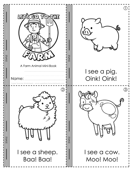 Mini Books - Farm Mini Book
