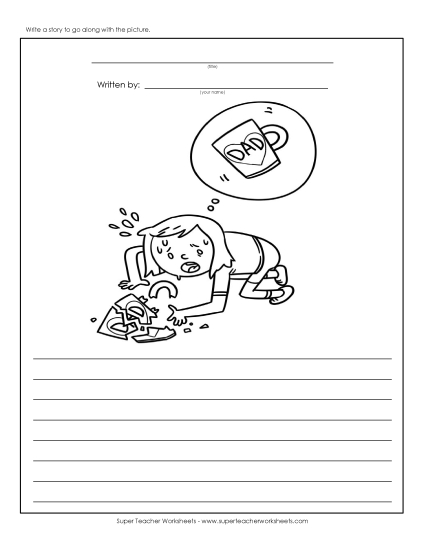 Writing Prompts (Story Pictures) - Father's Day Mug Writing Prompts (Story Pictures) - Father's Day Mug