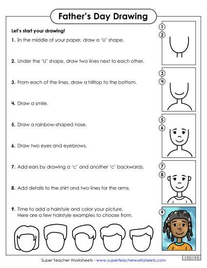 Make Gifts For Fathers - Father's Day Drawing Make Gifts For Fathers - Father's Day Drawing