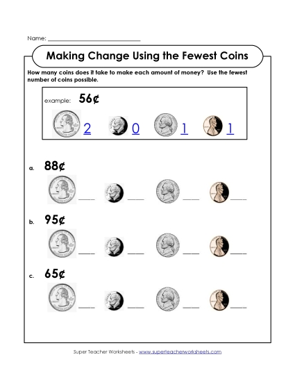 Coins Only (No Bills) - Fewest Coins 2 Coins Only (No Bills) - Fewest Coins 2