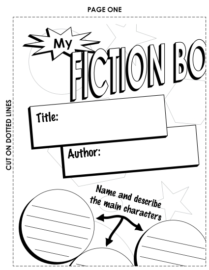 Book Report Posters - Fiction Book Poster (Large)