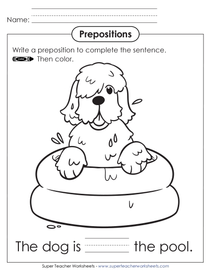 Level: Basic - Fill in the Blank and Color: Dog Level: Basic - Fill in the Blank and Color: Dog
