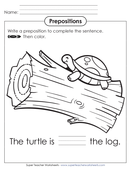 Level: Basic - Fill in the Blank and Color: Turtle Level: Basic - Fill in the Blank and Color: Turtle