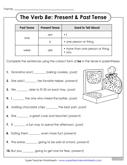 Present & Past Tense - Fill in the Blanks (Present & Past Tense)