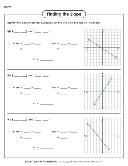 Slope (Graphs) - Finding Slope on Graphs Slope (Graphs) - Finding Slope on Graphs