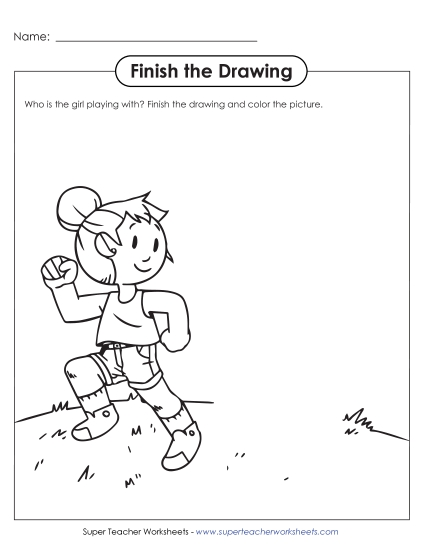 Art - Finish the Drawing: Runner