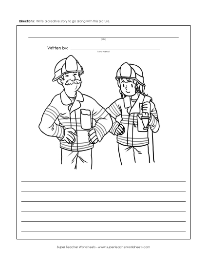 Story Pictures - Firefighters Story Pictures - Firefighters