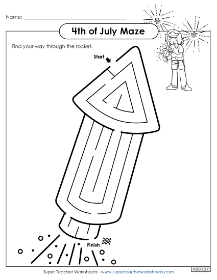 Mazes - Fireworks Maze Mazes - Fireworks Maze