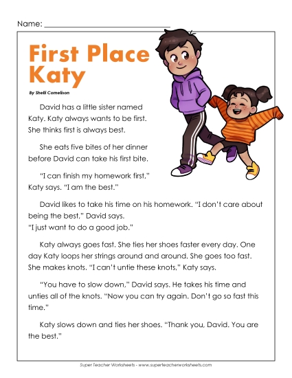 Fiction - First Place Katy Fiction - First Place Katy