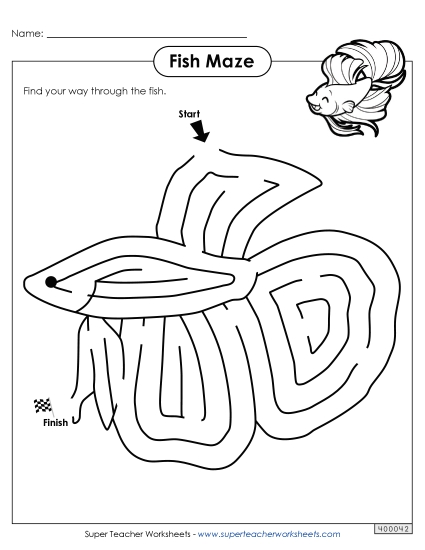 Easy - Fish Maze Easy - Fish Maze