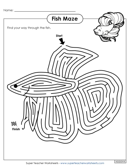 Hard - Fish Maze Hard - Fish Maze