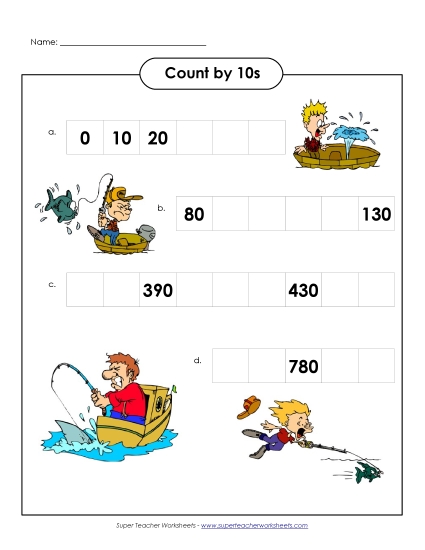 Fishing - Count by 10s