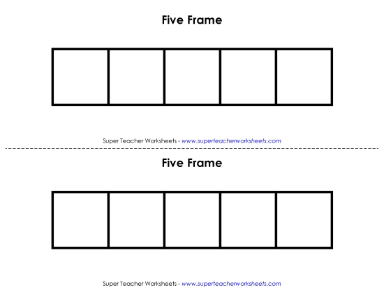 Blank Frames - Five-Frame (Blank) Blank Frames - Five-Frame (Blank)
