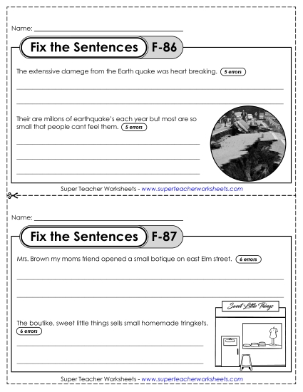 Fix the Sentences F-86 through F-90