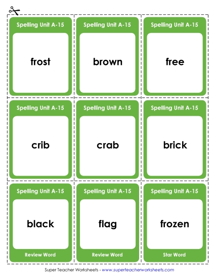 Flashcards, Word Wheel, and Slider - Flashcards (A-15) Flashcards, Word Wheel, and Slider - Flashcards (A-15)