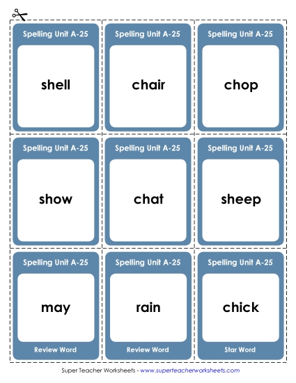 Flashcards, Word Wheel, and Slider - Flashcards (A-25) Flashcards, Word Wheel, and Slider - Flashcards (A-25)