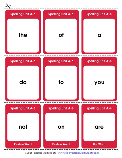 Flashcards, Word Wheel, and Slider - Flashcards (A-6) Flashcards, Word Wheel, and Slider - Flashcards (A-6)