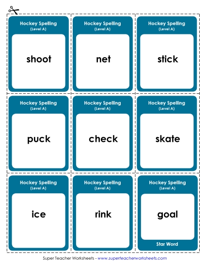 Flashcards and Word Wheel - Flashcards (A-Hockey) Flashcards and Word Wheel - Flashcards (A-Hockey)