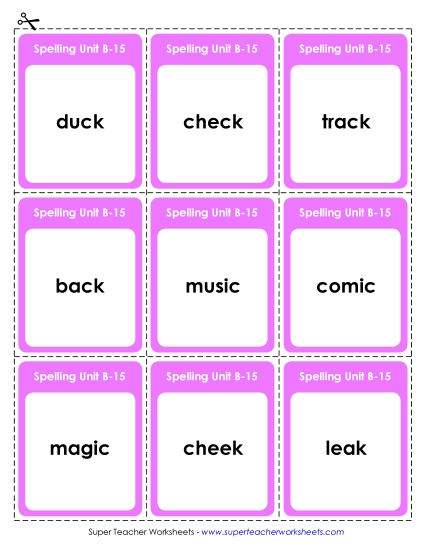 Flashcards, Word Wheel, and Slider - Flashcards (B-15) Flashcards, Word Wheel, and Slider - Flashcards (B-15)