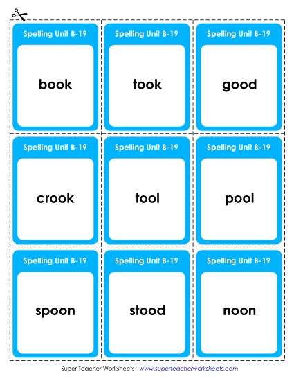 Flashcards, Word Wheel, and Slider - Flashcards (B-19) Flashcards, Word Wheel, and Slider - Flashcards (B-19)