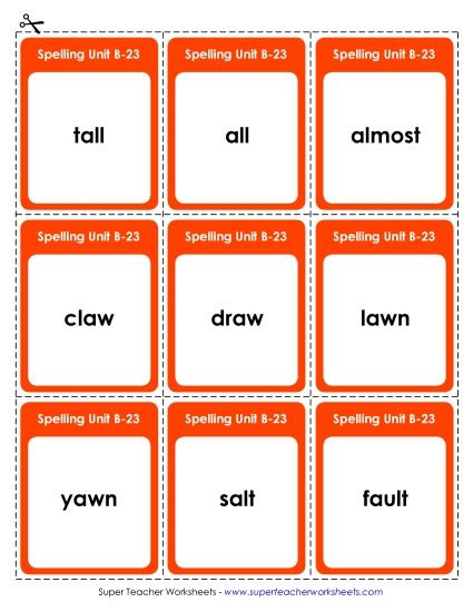 Flashcards, Word Wheel, and Slider - Flashcards (B-23) Flashcards, Word Wheel, and Slider - Flashcards (B-23)