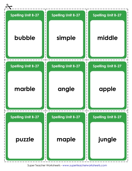Flashcards, Word Wheel, and Slider - Flashcards (B-27) Flashcards, Word Wheel, and Slider - Flashcards (B-27)