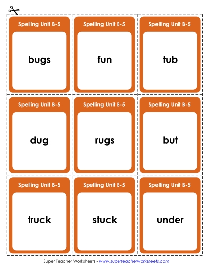 Flashcards, Word Wheel, and Slider - Flashcards (B-5) Flashcards, Word Wheel, and Slider - Flashcards (B-5)
