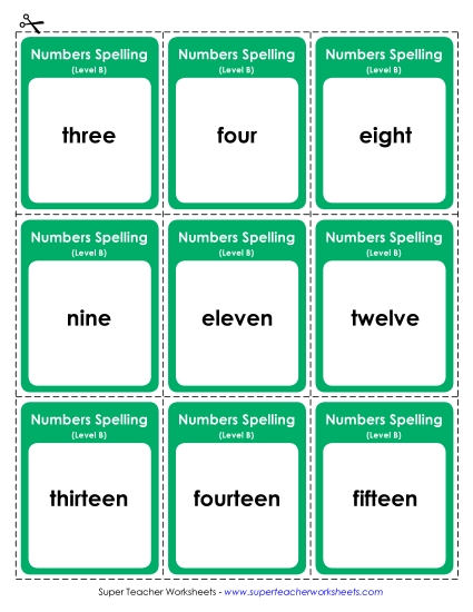 Flashcards, Word Wheel, and Slider - Flashcards (B-Number Words) Flashcards, Word Wheel, and Slider - Flashcards (B-Number Words)