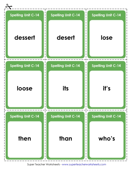 Flashcards and Word Wheel - Flashcards (C-14) Flashcards and Word Wheel - Flashcards (C-14)