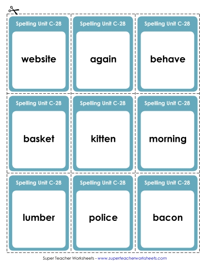 Flashcards and and Word Wheel - Flashcards (C-28) Flashcards and and Word Wheel - Flashcards (C-28)