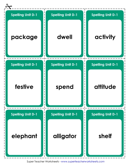 Flashcards - Flashcards (D-1)