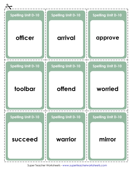 Flashcards - Flashcards (D-10)