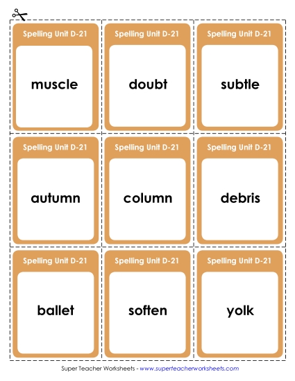 Flashcards - Flashcards (D-21)