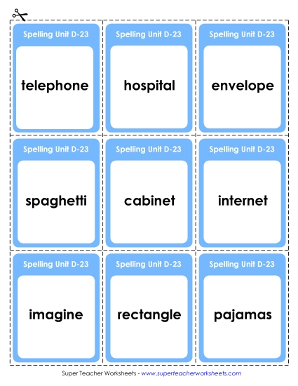 Flashcards - Flashcards (D-23)