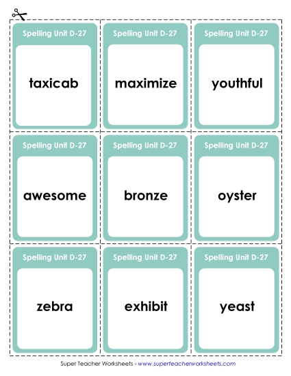 Flashcards - Flashcards (D-27)