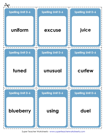 Flashcards - Flashcards (D-6)