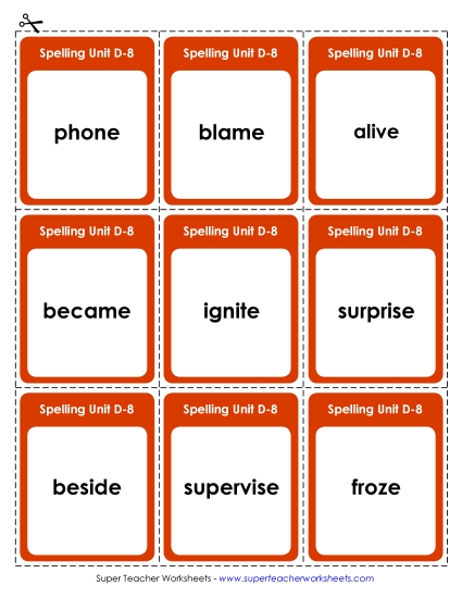 Flashcards - Flashcards (D-8) Flashcards - Flashcards (D-8)