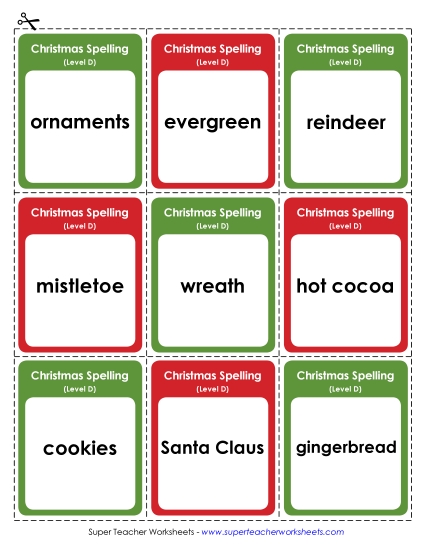 Flashcards - Flashcards (D-Christmas) Flashcards - Flashcards (D-Christmas)