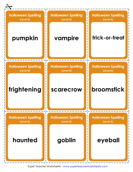 Flashcards - Flashcards (D-Halloween) Flashcards - Flashcards (D-Halloween)