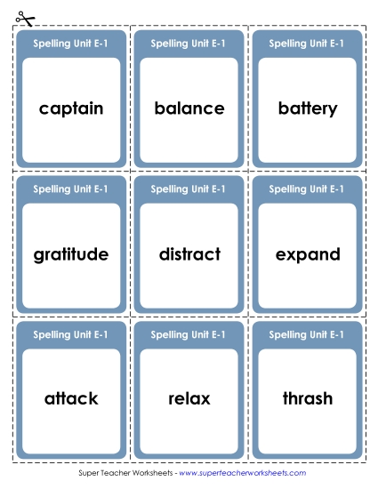 Flashcards - Flashcards (E-1)