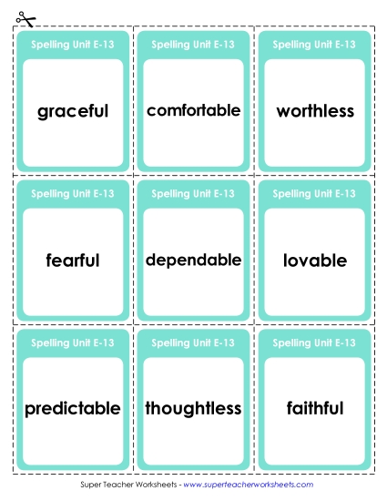 Flashcards - Flashcards (E-13)
