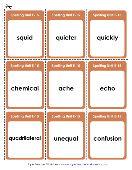 Flashcards - Flashcards (E-15)