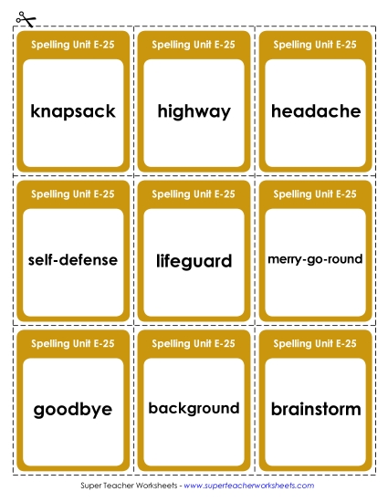 Flashcards - Flashcards (E-25) Flashcards - Flashcards (E-25)