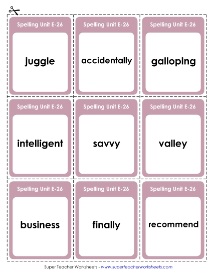 Flashcards - Flashcards (E-26)