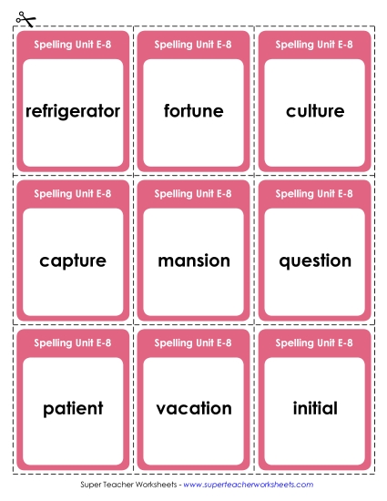 Flashcards - Flashcards (E-8) Flashcards - Flashcards (E-8)