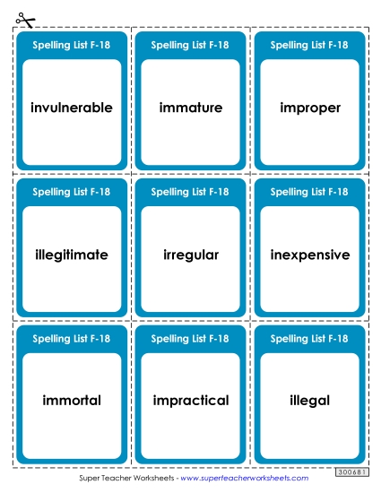 Flashcards - Flashcards (F-18) 