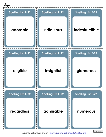 Flashcards - Flashcards (F-22) 
