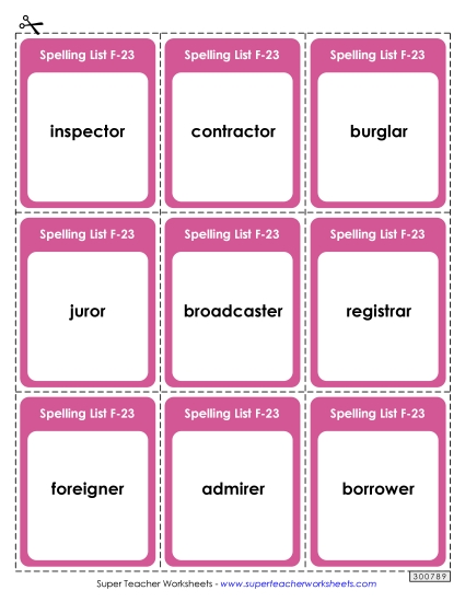 Flashcards - Flashcards (F-23)