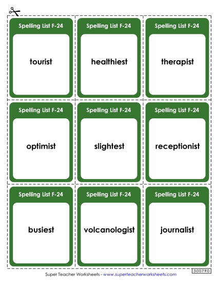 Flashcards - Flashcards (F-24) 