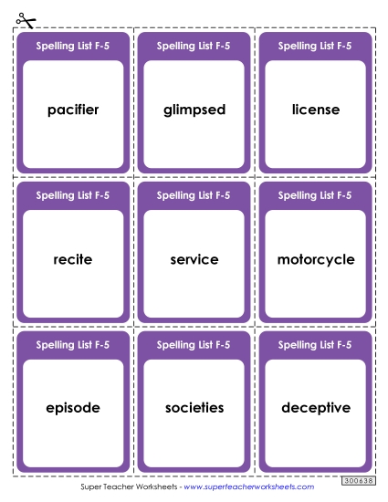 Flashcards - Flashcards (F-5) Flashcards - Flashcards (F-5)